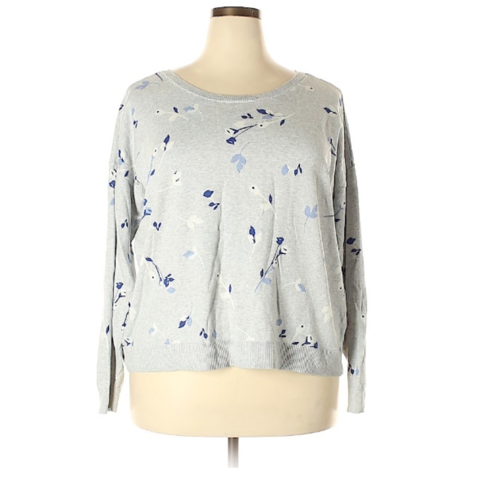 GAP Floral Cozy Knit Top